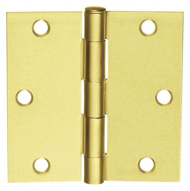 Butt Hinge Screw-On Satin Brass MPN:3   3   1400 4