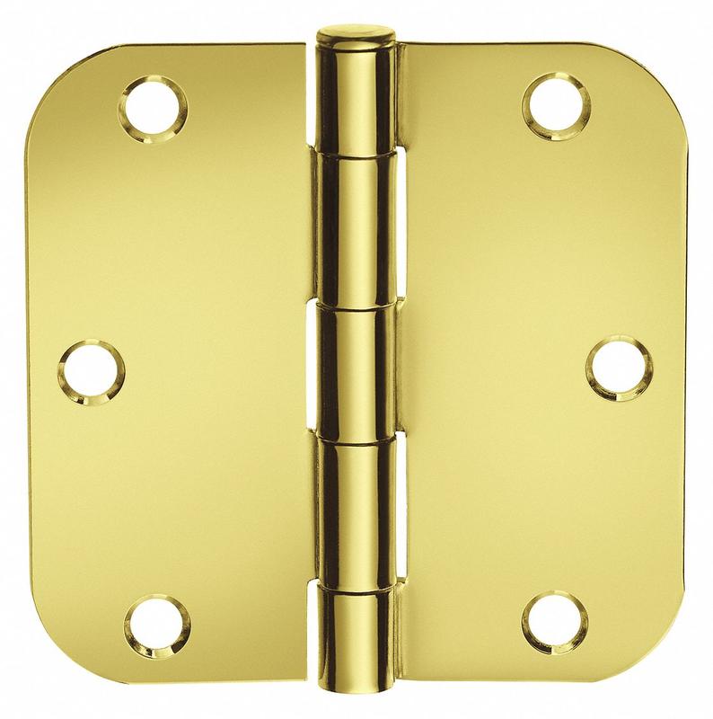 Butt Hinge Screw-On Bright Brass MPN:3 x3  1458 3