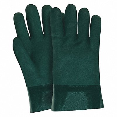 Chemical Gloves L 10 in L Sandy PVC PR MPN:6421