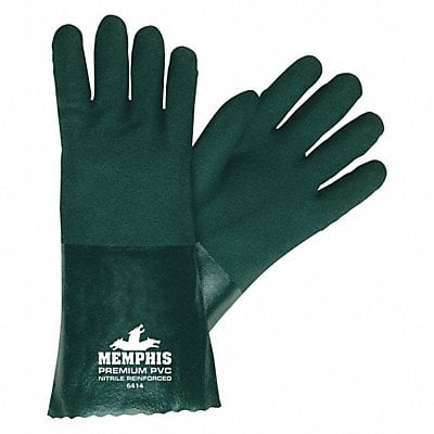 Chemical Gloves L 12in.L Hunter Green PR MPN:6422