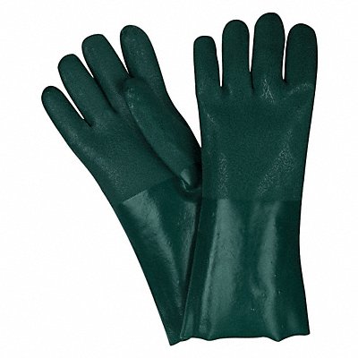 Chemical Gloves L 14inL HunterGreen PK12 MPN:6424