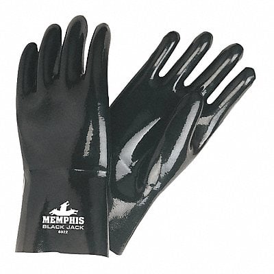 Chemical Gloves L Blk Smooth Neoprene PR MPN:6922