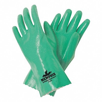 J4427 Chemical Gloves M 12 in L Green PK12 MPN:9782M