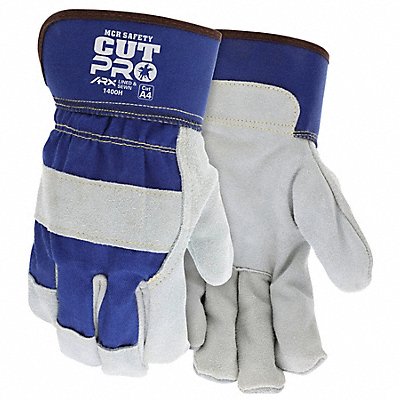 Glove Cut Resistant Leather Palm L PK12 MPN:1400HL