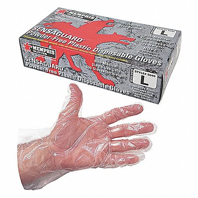 D1863 Disposable Gloves Polyethylene L PK500 MPN:5040