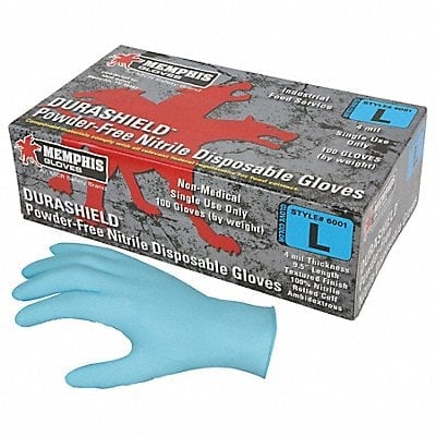 Disposable Gloves Nitrile L PK100 MPN:6001L