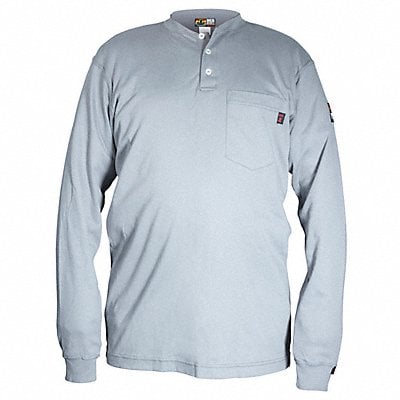 K3895 FR Long Sleeve Shirt Gray 3XL Regular MPN:H1GX3