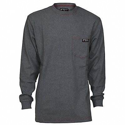 K3893 FR Long Sleeve Shirt Gray 5XL Regular MPN:LST1GX5