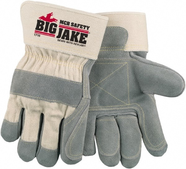 Cut-Resistant Gloves: Size XL, Leather MPN:1715
