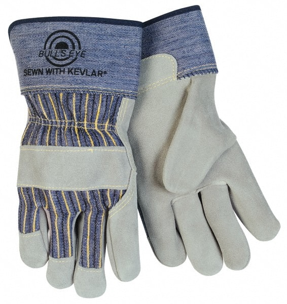 Gloves: Size M, Fleece-Lined, Cowhide MPN:1900M