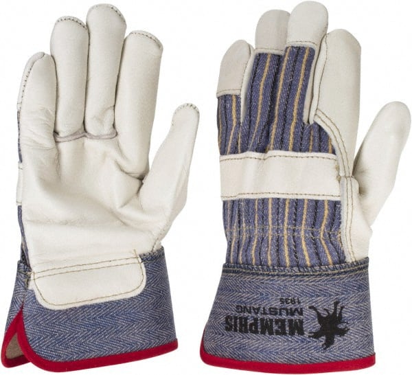 Gloves: Size S, Fleece Cotton-Lined, Cowhide MPN:1935S