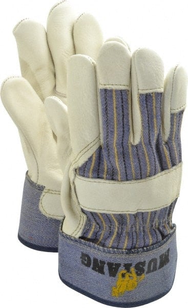 Gloves: Size XL, Fleece Cotton-Lined, Cowhide MPN:1935XL