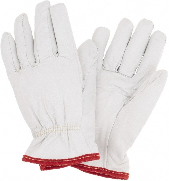 Puncture-Resistant Gloves:  Size  Small,  ANSI Cut  N/A,  Leather MPN:3601KS