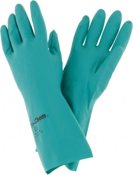 Disposable Gloves: Medium, Nitrile, Industrial Grade MPN:5318