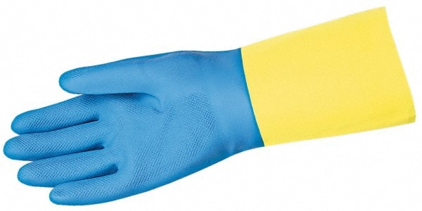 Chemical Resistant Gloves: X-Large, 28 mil Thick, Latex & Neoprene, Supported MPN:5400S