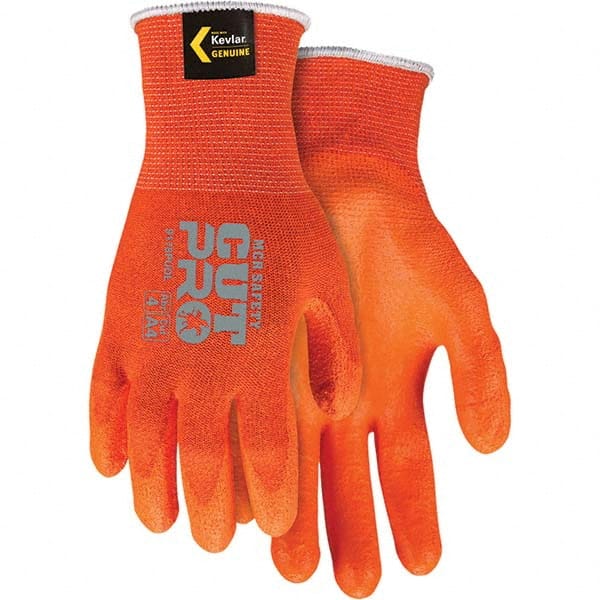 Cut-Resistant Gloves: Size M, ANSI Cut A4, Polyurethane, Kevlar MPN:9178PUOM