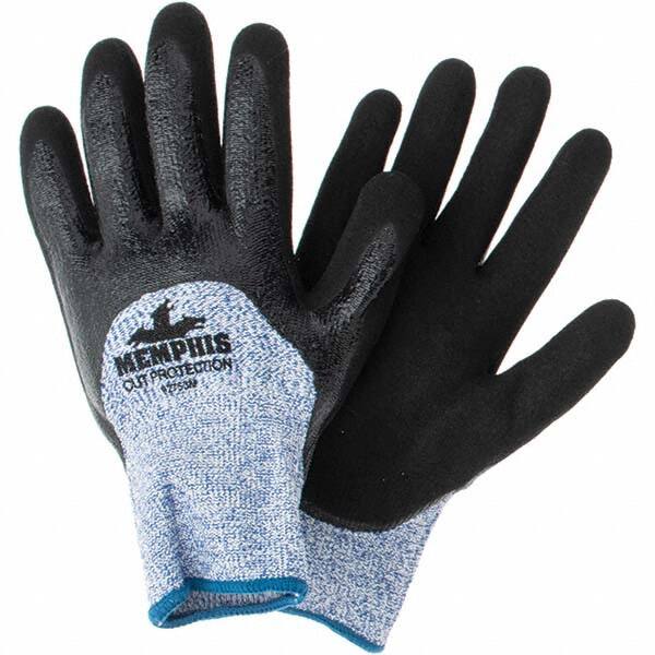 Cut, Puncture & Abrasive-Resistant Gloves: Size M, ANSI Cut A4, ANSI Puncture 2, Nitrile, Synthetic MPN:92753M