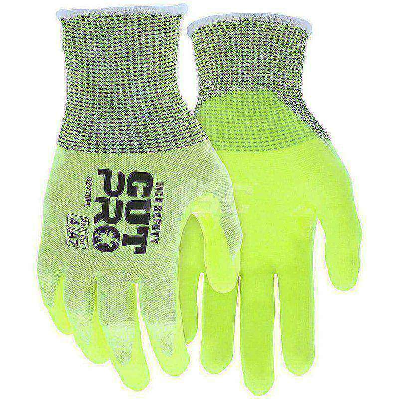 Cut, Puncture & Abrasive-Resistant Gloves: Size M, ANSI Cut A7, ANSI Puncture 3, Nitrile, HPPE MPN:9277NFM