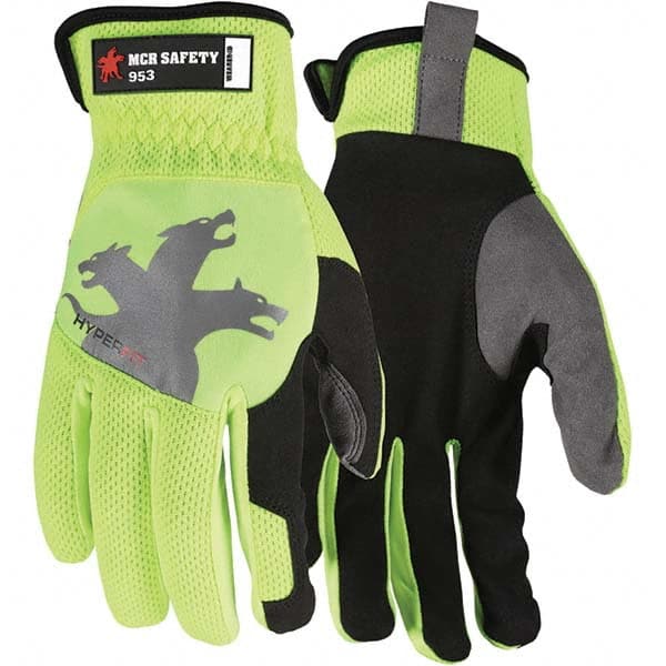 Gloves: Size L, Synthetic Suede MPN:953L