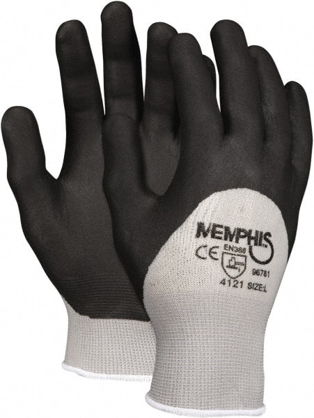 Cut-Resistant Gloves: Size Medium, ANSI Cut A1, ANSI Puncture 2, Nitrile, Series 96781 MPN:96781M