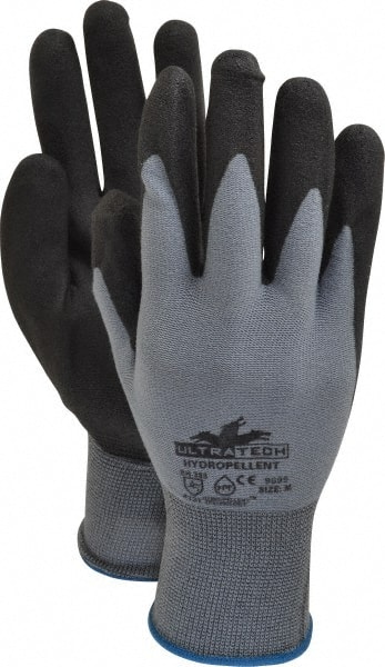 General Purpose Work Gloves: Medium, Polyvinylchloride Coated, Nylon MPN:9699M