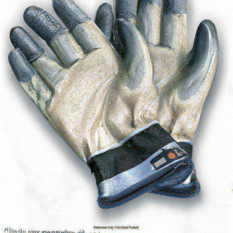 Puncture and Abrasion-Resistant Gloves: Size M, ANSI Puncture 0, Nitrile MPN:MG9756M