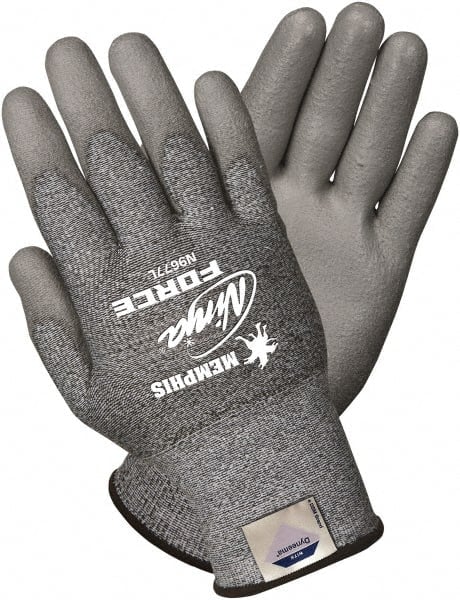 Cut-Resistant Gloves: Size Large, ANSI Cut A3, ANSI Puncture 3, Polyurethane, Series N9677 MPN:N9677L