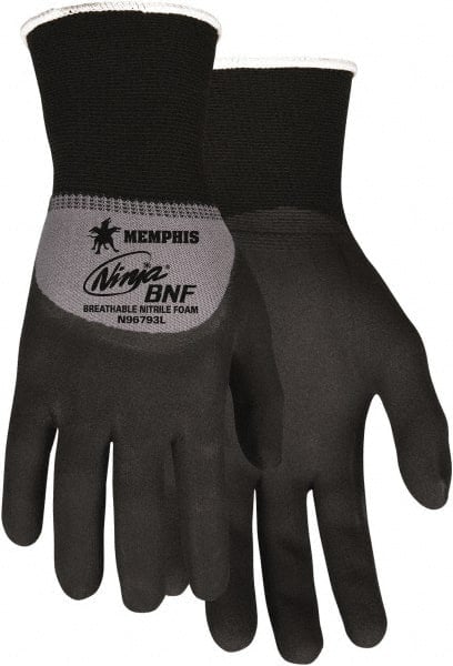 Puncture and Abrasion-Resistant Gloves: Size XL, ANSI Puncture 2, Nylon Blend MPN:N96793XL