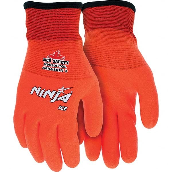 Cut, Puncture & Abrasive-Resistant Gloves: Size M, ANSI Cut A3, ANSI Puncture 2, Polyurethane, Nylon & Acrylic MPN:N9690FCOM