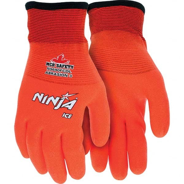 Cut, Puncture & Abrasive-Resistant Gloves: Size XL, ANSI Cut A3, ANSI Puncture 2, Polyurethane, Nylon & Acrylic MPN:N9690FCOXL