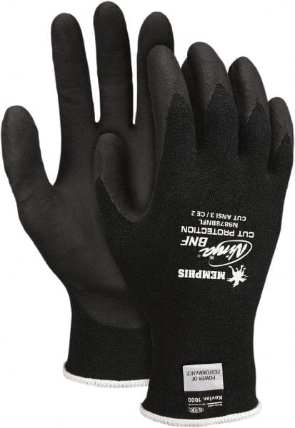 Cut & Puncture-Resistant Gloves: Size Medium, ANSI Cut A3, ANSI Puncture 2, Nitrile, Series N9878BNF MPN:N9878BNFM