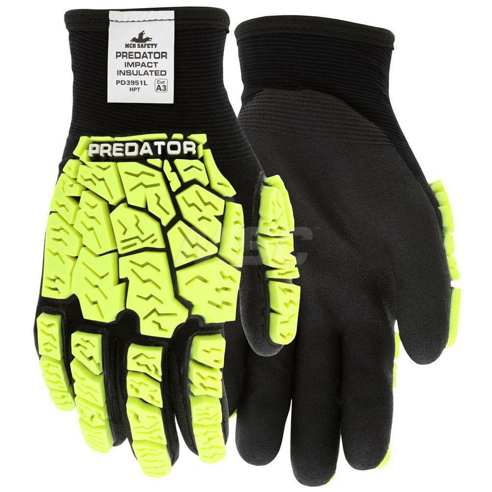 Cut, Puncture & Abrasive-Resistant Gloves: Size M, ANSI Cut A3, ANSI Puncture 2, Polyvinylchloride, Nylon MPN:PD3951M