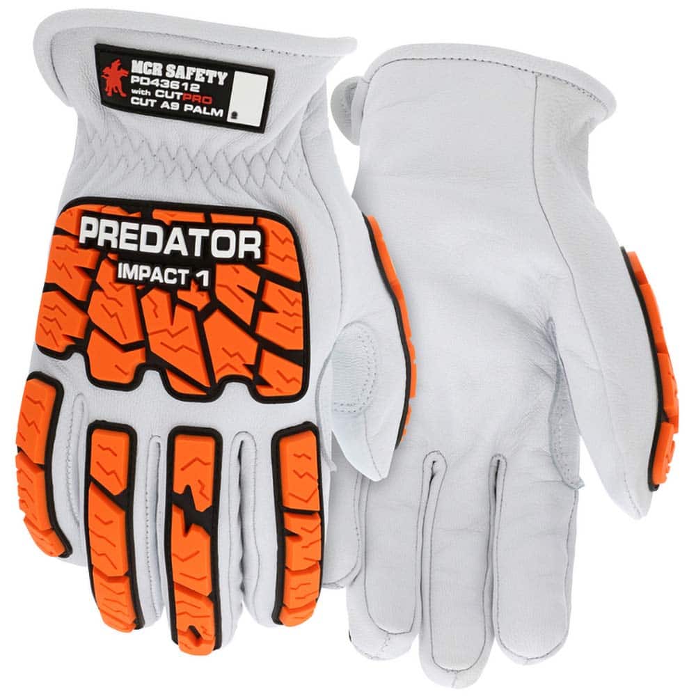 Cut, Puncture & Abrasive-Resistant Gloves: Size XL/2XL, ANSI Cut A9, ANSI Puncture 5, Kevlar & Leather MPN:PD43612XXL