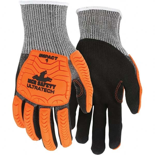 Cut, Puncture & Abrasive-Resistant Gloves: Size L, ANSI Cut A4, ANSI Puncture 4, Foam Nitrile, HPPE MPN:UT1952L