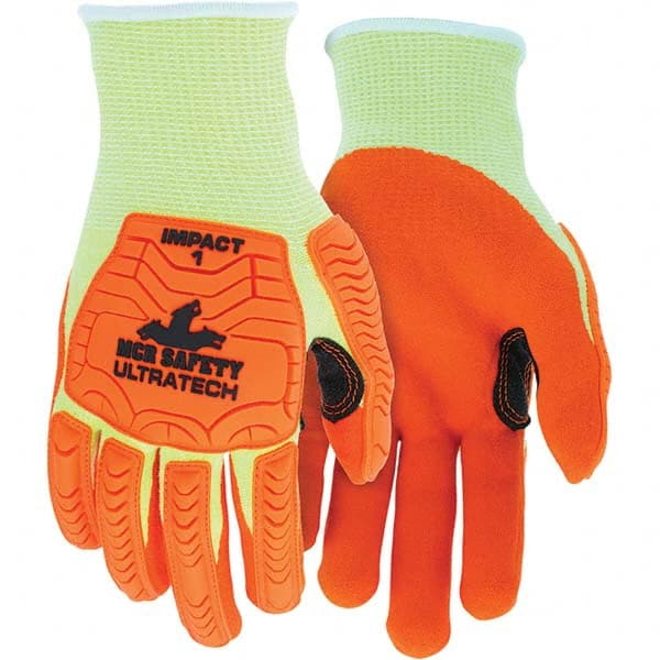 Cut, Puncture & Abrasive-Resistant Gloves: Size M, ANSI Cut A5, ANSI Puncture 4, Foam Nitrile, HPPE MPN:UT1955M