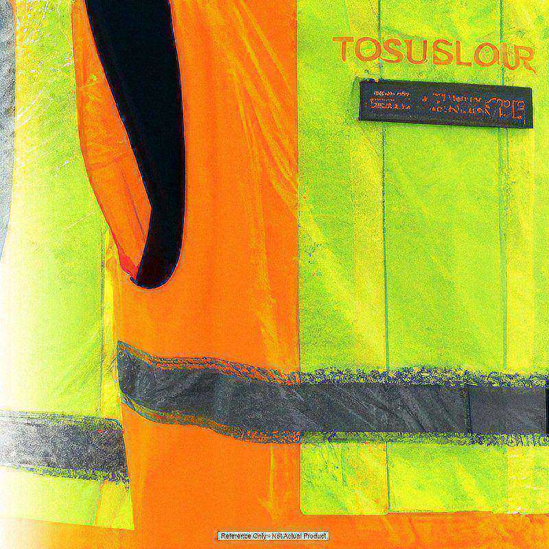 Safety Vest Lime Polyester Mesh MPN:V200R