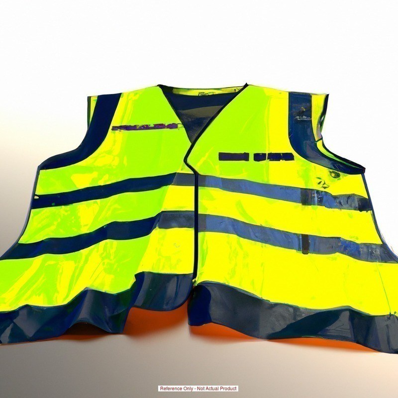 Safety Vest Hi-Viz Lime 3XL MPN:VMLBAX3