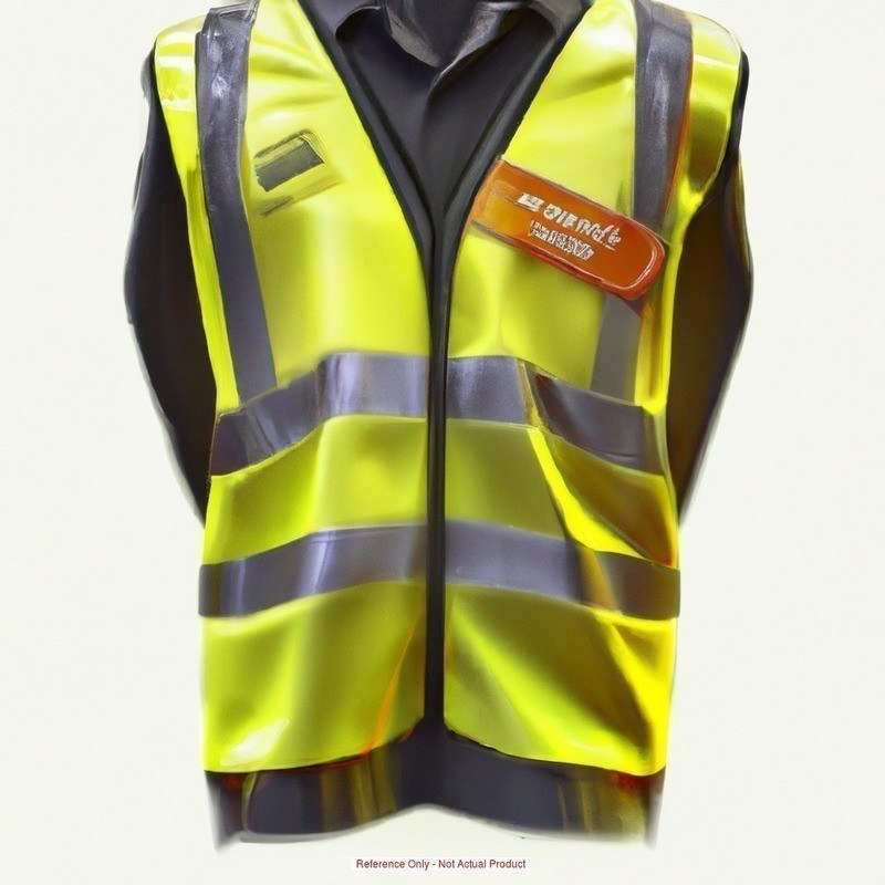 Safety Vest Hi-Viz Lime 4XL MPN:VMLBAX4