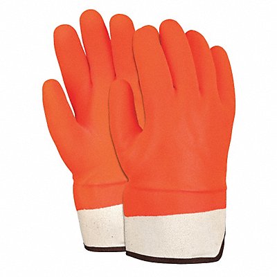 Chemical Gloves L 12in. L Sandy PVC PK12 MPN:6521SCO