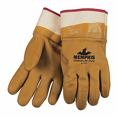 Chemical Gloves L 11-1/2 Tan PK12 MPN:6710T