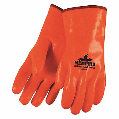 Gloves PVC L 12 in L Gauntlet PR PK12 MPN:6712F