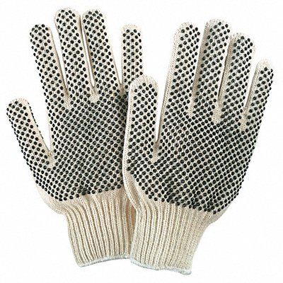 Knit Gloves 10 L Natural/Black PR MPN:9668L