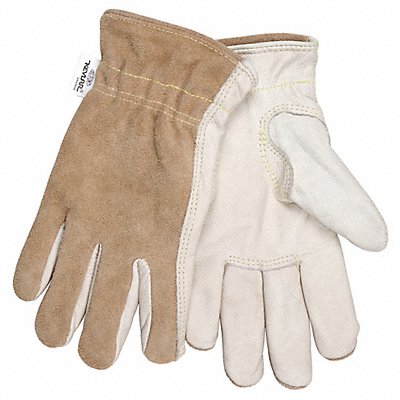 Leather Gloves Beige S PK12 MPN:3204KS