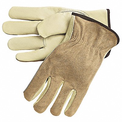 H4152 Leather Gloves Cream L PR MPN:3205L