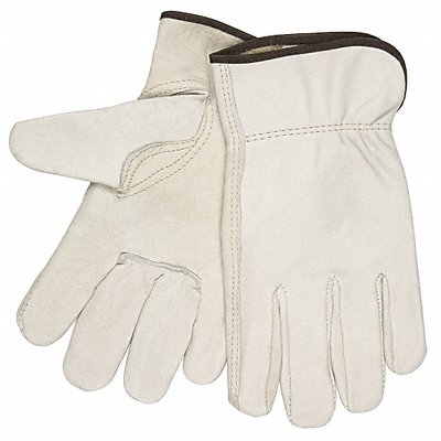 H4823 Leather Gloves Cream M PR MPN:3211M