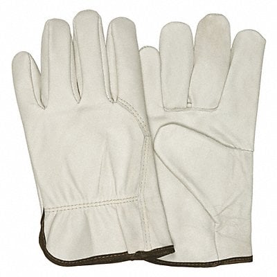 J3523 Leather Gloves Beige L PK12 MPN:3214L