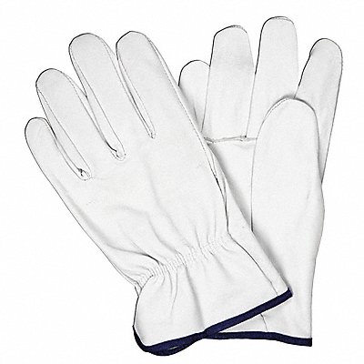 J3548 Leather Gloves White L PK12 MPN:3603L