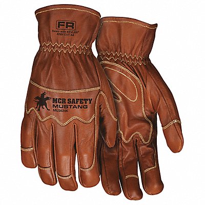 K2762 Leather Gloves Brown L PR MPN:MU3624KL