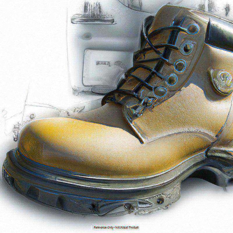 Rubber Boots: Industrial, Polyvinylchloride, Steel Toe, Black, For Size 13 Shoe MPN:BPB6S13