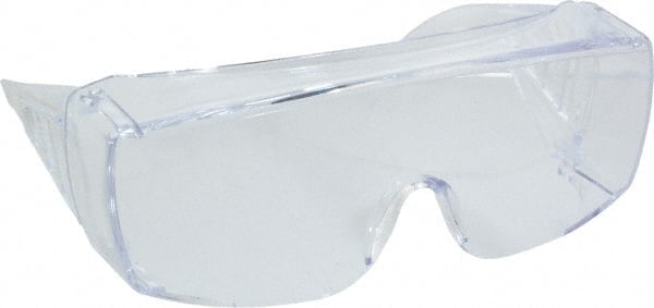 Safety Glass: Uncoated, Clear Lenses, Full-Framed, UV Protection MPN:9800XL